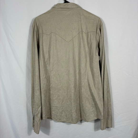 Outback Trading Company Willows Suede Button Down Shirt | Size XL - Picture 2 of 7